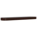 vidaXL Høybed galvanisert stål 600x140x36 cm brun