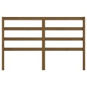 vidaXL Sengegavl honningbrun 146x4x100 cm heltre furu
