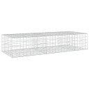vidaXL Gabion med 5 mm tråd og 10x10 cm mesh 250x100x50 cm