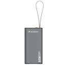 Wozinsky K65+ 30000 mAh Powerbank med 65W Hurtiglading, 2x USB-C, Svart