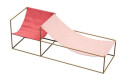 Valerie Objects Valerie Objects Duo seters Lenestol med Sennepsgul Ramme Rød/ Rosa