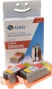 G&G 15968 svart blekkpatroner 2 pk 26 ml 1200 sider