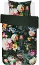 Essenza Sengetøy - 140x220 cm - Fleur Grønn - Grønn - 2 i 1 design - 100% bomullsateng - Essenza