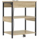  Nattbordskap Sonoma eik 41 x 31 x 51 cm Konstruert tre