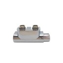 Kriss Twin ventilsett vinkel, Krom