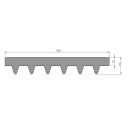Kantbeskyttelse Skotte Garden Sort 16X100 cm 4 pk