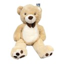 Plysjbamse 130cm Lys Bjørn