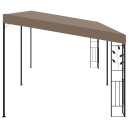 vidaXL Veggmontert paviljong 6x3x2,5 m gråbrun