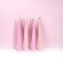 Brushworks HD Combination Tweezer Set Pink 4pcs