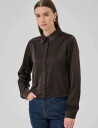 My Essential Wardrobe Estellemw Short Shirt - Black - 46