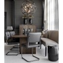 Artwood Caspian spisestol Anthracite Leather