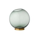 AYTM Globe vase medium grønn-messing