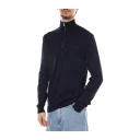 ONLY & SONS   Genser onsWyler Life Reg 14 Half Zip Knit   Blå