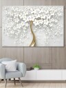 Lerretsbilde av Blomstrende Tre 70x100 cm