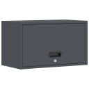 vidaXL Veggskap for garasje Antrasitt 60 x 33 x 35 cm