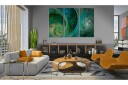 Bilde Turquoise Oriental Inspiration 120x80 Artgeist sp. z o. o.