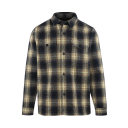 Salah Overshirt Blue check M Check wool shirt