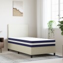 vidaXL Madrass med pocketfjær middels fast 90x190 cm
