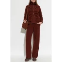 Max Mara Dame Strikkevarer Rød L,