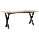  Salongbord X-ramme 110x40x45,5 cm heltre furu og støpejern 3282755