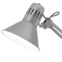 Eglo FIRMO - Skrivebordslampe - 1 sokkel - klemmemonterbar - E27 - sølv