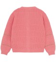 Minymo Cardigan   Strikk   Rib   Strawberry Ice   Minymo   2 år 92   Cardigan   Rosa
