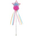 Great Pretenders Kostymer Tryllestav Glitter Rainbow Great Pretenders OneSize Kostymer Flerfarget Rosa