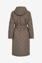 Vila   Kåpe viKante Quilted L/S Coat   Grå