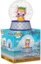 Funko POP! Mini Glitter Globe: Stitch  Angel in Pineapple Disney
