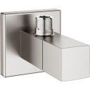 Grohe Universal Cube avstengningsventil 1/2x3/8 vinkel np/rosett messing
