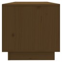 vidaXL TV-benk honningbrun 90x35x35 cm heltre furu