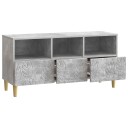  TV skap 102 x 34,5 x 50 cm Betonggrå Konstruert tre