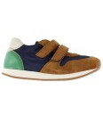 Angulus Sko Cognac/Navy/Havre/Green Angulus 28 Sko Blå Brun Grønn