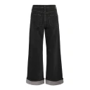Gestuz Gzsara Hw Wide Jeans Noos   Black   27 x 32