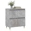 vidaXL Skjenk betonggrå 60x35x70 cm konstruert tre