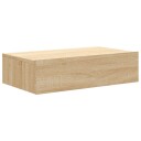 vidaXL TV-benk med LED-lys sonoma eik 60x35x15,5 cm 8721012262010