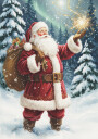 Santa Claus Magic Plakat Plakat / 21x30cm