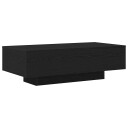  Kaffebord Svart Eik 100x30x36,5 cm Konstruert Tre