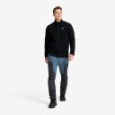 Revolutionrace Herre Overdeler Fleece & midlayers Hiker Half zip Fleece Herre Black 3XL