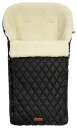 Sensillo Quilted Sovepose til Barnevogn Uld 95x40cm Sort