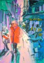 Vivid Street Stroll Plakat / 21x30cm