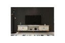 Virdel TV-benk 150 cm - Hvit/Gull