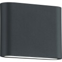 Trio Lighting Thames II utendørs vegglampe antrasitt 11 cm