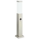vidaXL Pullertlampe med sensor 50 cm rustfritt stål IP44