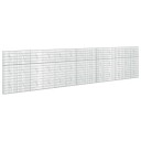 vidaXL Gabion med 3,5 mm tråd og 5x10 cm mesh 650x10x150 cm