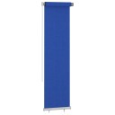 vidaXL Utendørs rullegardin 60x230 cm blå HDPE