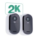 Arlo Essential 2K Utendørs Overvåkingskamera 2-pakning med WiFi