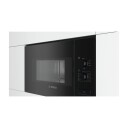 Bosch Serie   4 BFL520MB0 - Mikrobølgeovn - innebygd - 20 liter - 800 W - svart
