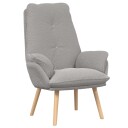  Avslappende stol Lysegrå 69 x 74 x 93 cm stoff