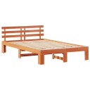  Furusengramme Vokset brun Solid tre 120 x 200 cm Furuseng